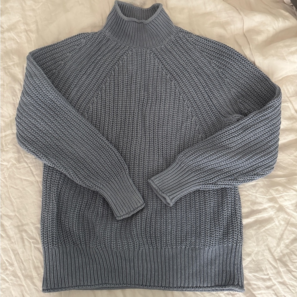 J. Crew Light Blue Rollneck Sweater